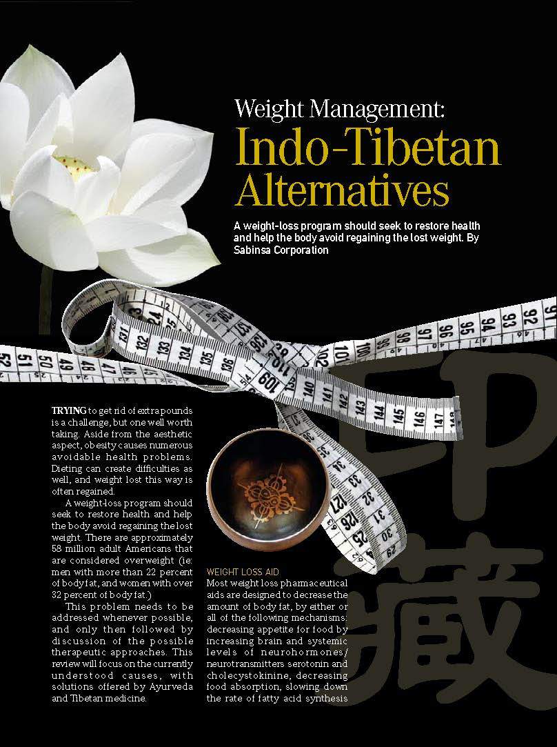  Weight Management - Indo-Tibetan Alternatives 