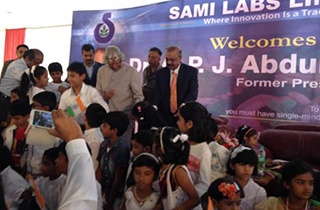 Dr.APJ Abdul Kalam visited Samilabs