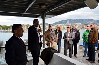 Another highlight of Vitafoods is Sabinsa’s dinner cruise on Lake Geneva on day 2 of the exhibition, planned for its distributors, media and big customers. The gathering was welcomed by Steffen Fachinger and addressed by Ashish Sehgal.The cruise was a great success with all participants having an enjoyable evening while interacting with the Sabinsa team and its European family of distributors.