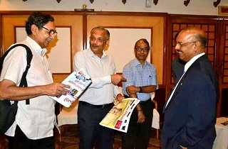 Dr. Majeed having discussions with Dr. VK Ramachandran, Vice-Chairman Kerala State Planning Board and Dr. Suresh Das Executive Vice President, Kerala state Council for Science, Technology and Environment and Chairman Kerala Biotechnology Commission
