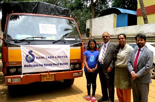 Sami Labs donates medicines for Kerala Flood Victims (Curcumin Tablets)