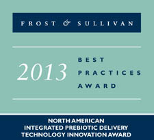 Sabinsa Receives Frost & Sullivan's 2013 North American Integrated Prebiotic Delivery Technology Innovation Award