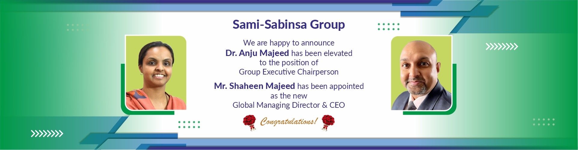 Appointment to Sami-Sabinsa Group